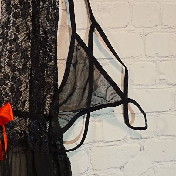 Ruzishun black lingerie set size 3X NWT - Picture 4 of 8